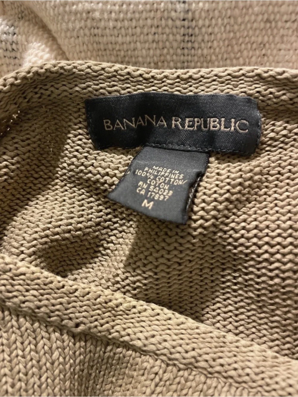 Banana Republic Men's Crewneck Sweater - Taupe